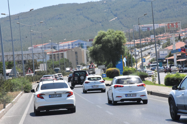 Muğla'da tatilciler dönüş yolunda