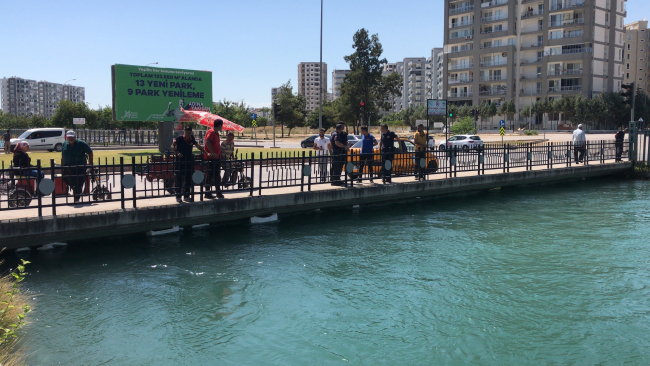 Adana'da sulama kanalına giren kişi kayboldu