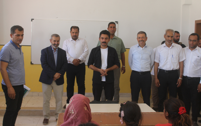 Barış Pınarı bölgesinde bir okul daha eğitime hazır hale getirildi