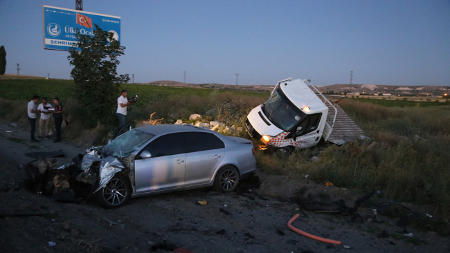 Nevşehir'de feci kaza: 5 yaralı