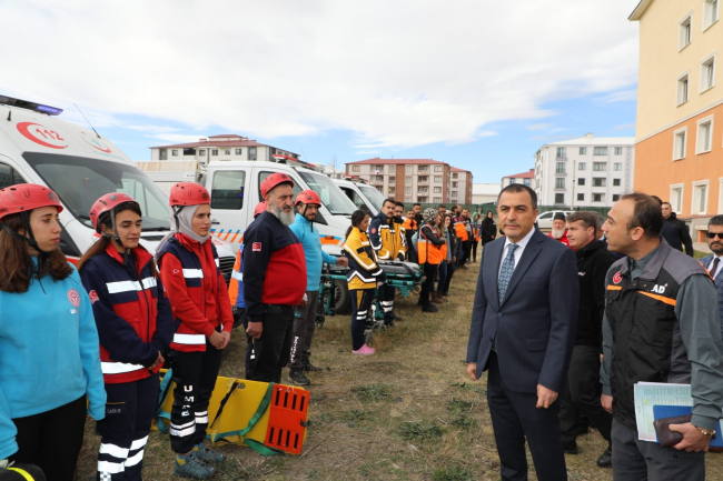 Iğdır ve Kars'ta deprem tatbikatı yapıldı