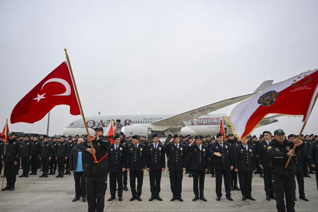 Dünya Kupası'nda görev yapan Türk Polis Görev Gücü yurda döndü