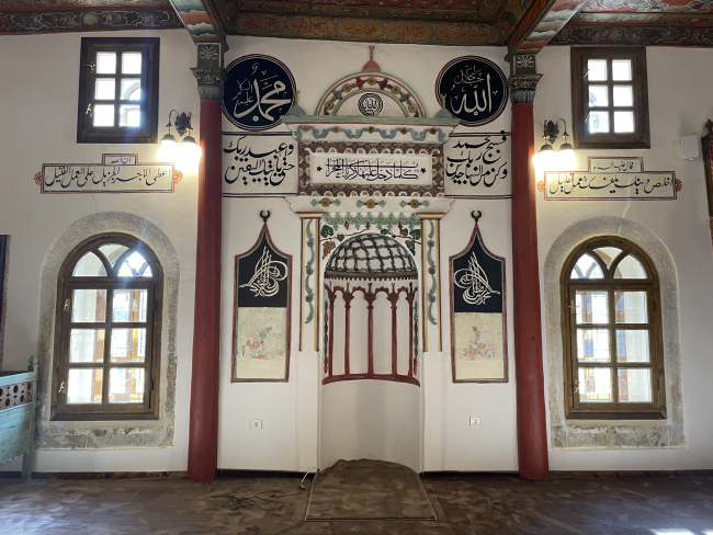 Restore edilen 249 yıllık Tokmak Hasan Paşa Camii yeniden ibadete açıldı