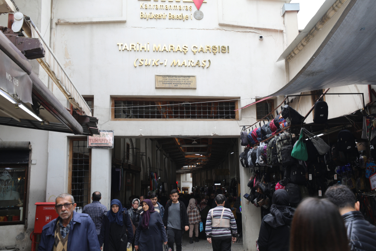 Tarihi Maraş Çarşısı'nda hareketlilik başladı