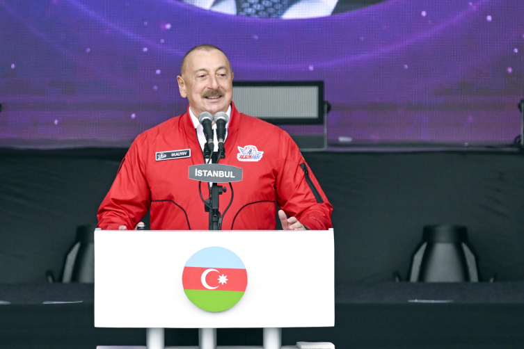 Aliyev ve Dibeybe TEKNOFEST'e katıldı