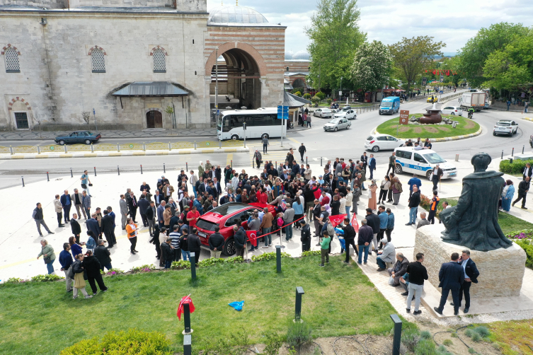 Türkiye'nin yerli otomobili Togg, Edirne'de tanıtıldı