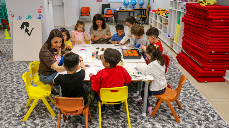 Sağlık personelinin çocukları için hastanede kreş kuruldu