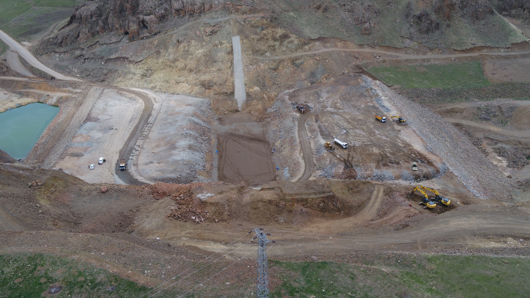 Erzurum'daki Narman Şehitler Barajı 2024'te su tutacak