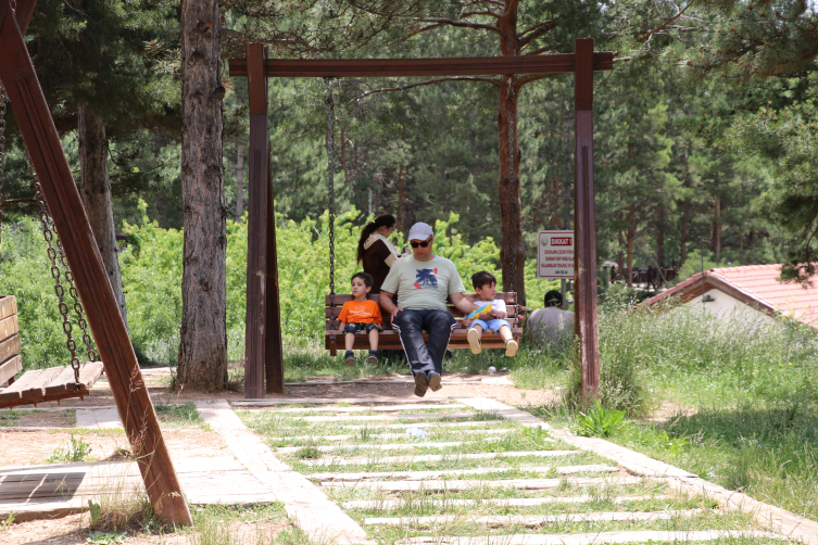 Sivas'ta bayramın ikinci günü piknik alanları doldu