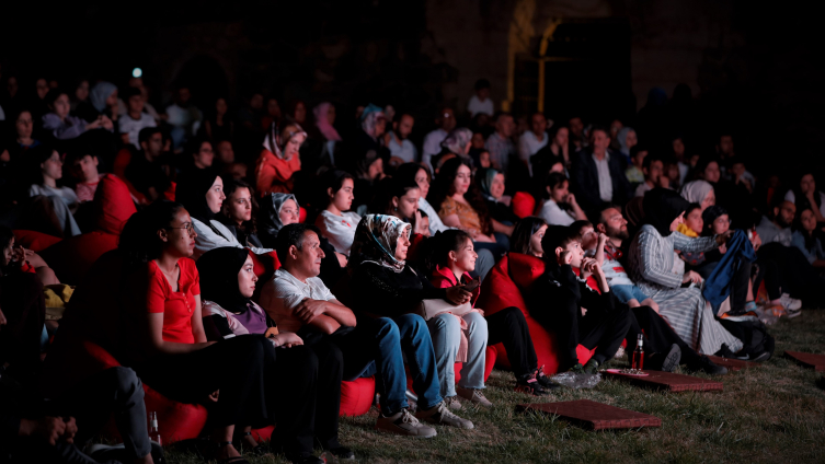 Nevşehir'de açık hava sinema etkinliği düzenlendi