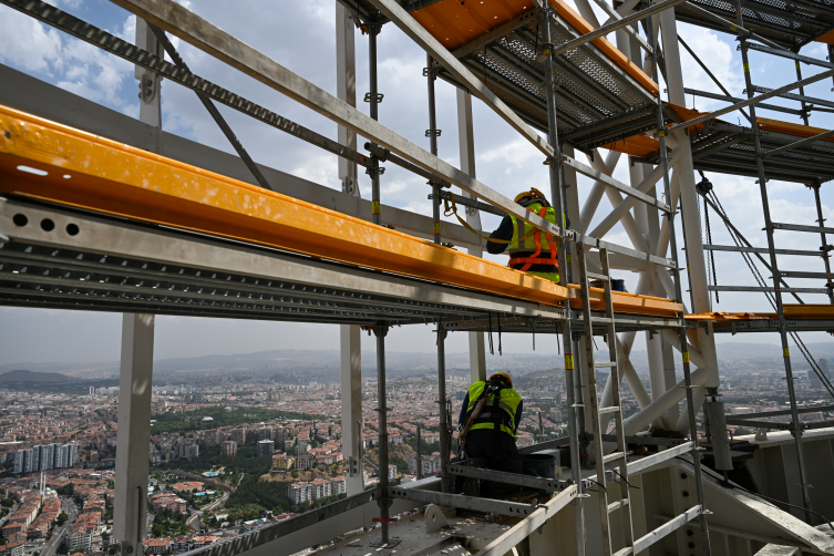 Ankara'daki Cumhuriyet Kulesi 29 Ekim'de açılacak