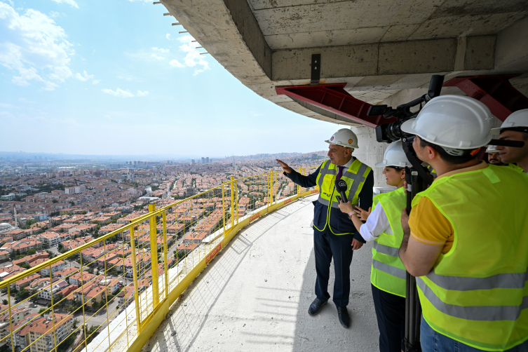 Ankara'daki Cumhuriyet Kulesi 29 Ekim'de açılacak