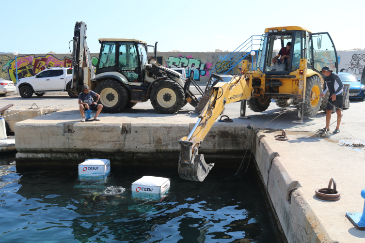 Kaş'ta deniz dibindeki atıklar temizlendi