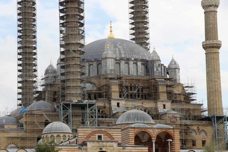 Selimiye'de restorasyonun önümüzdeki yıl bitirilmesi hedefleniyor