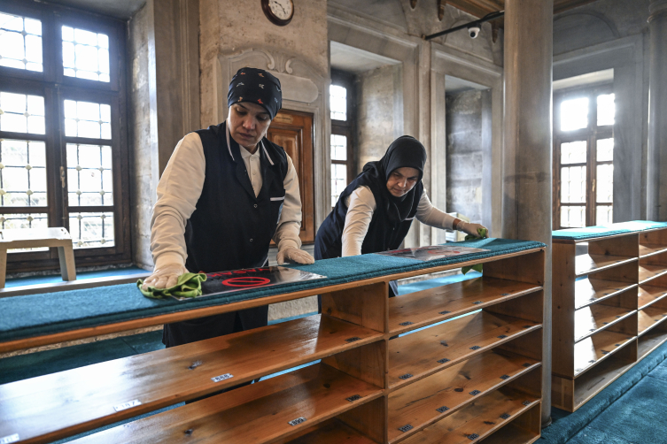 Eyüp Sultan Camii ramazana hazırlanıyor