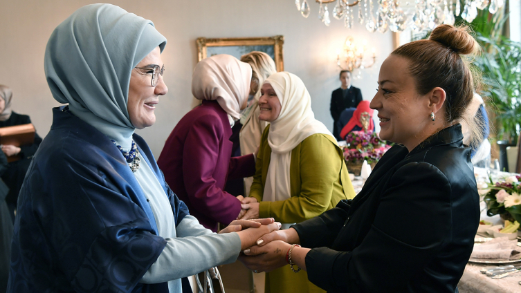 Emine Erdoğan, anneleri ağırladı