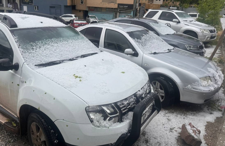 Şırnak'ta sağanak ve dolu etkili oldu