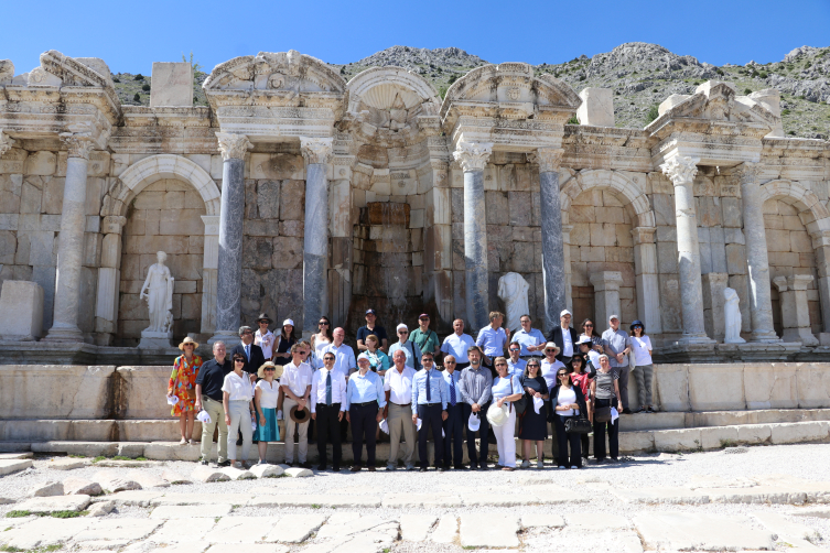 AB Türkiye Delegasyonu Başkanı Landrut'tan Sagalassos Antik Kenti'ne ziyaret