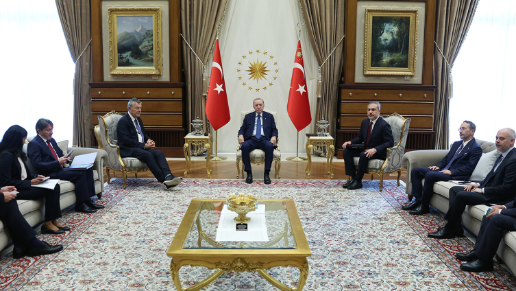 Cumhurbaşkanı Erdoğan, Lazzarini'yi kabul etti