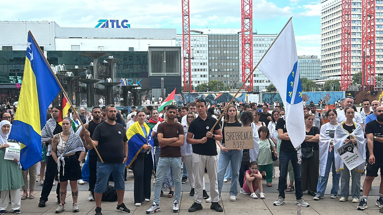 Berlin’de Srebrenitsa'nın 29. yıl dönümünde Gazze’ye dikkat çekildi