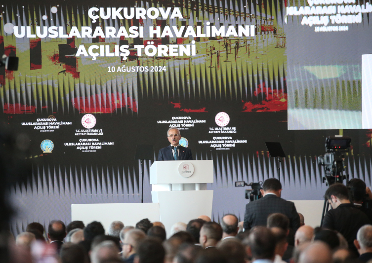 Bakan Uraloğlu: Çukurova Uluslararası Havalimanı bölgesel kalkınmanın lokomotifi olacak