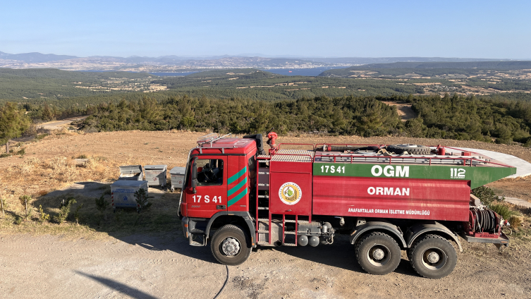 Orman yangınına giderken kaza geçiren ekip iyileşmeden görevlerine döndü