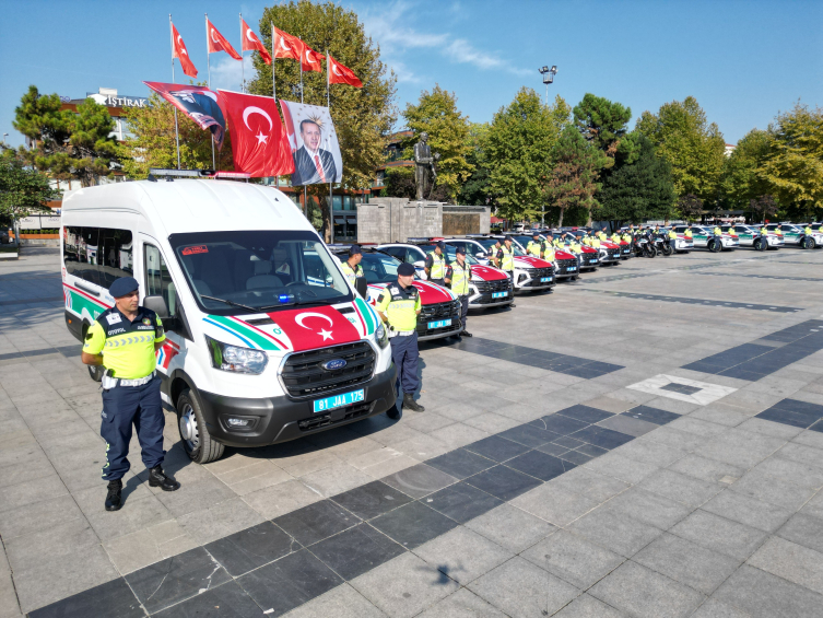 Düzce'de jandarma teşkilatının filosuna 18 araç eklendi