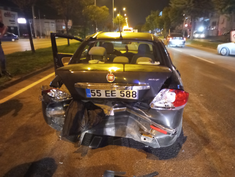 Samsun'da zincirleme trafik kazası: 13 yaralı