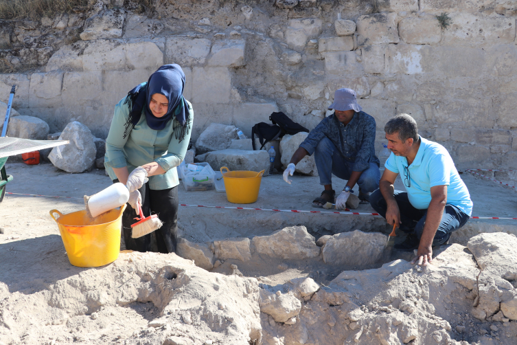 Hasankeyf'teki kazılarda 1600 yıllık askeri yapının kalıntılarına ulaşıldı