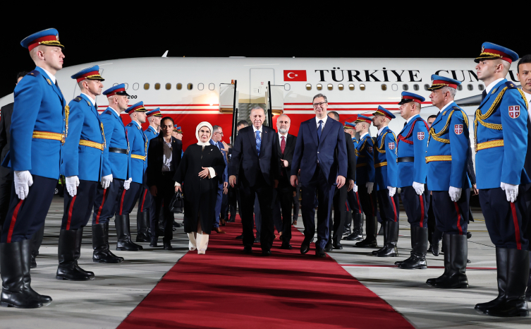 Cumhurbaşkanı Erdoğan Sırbistan'da