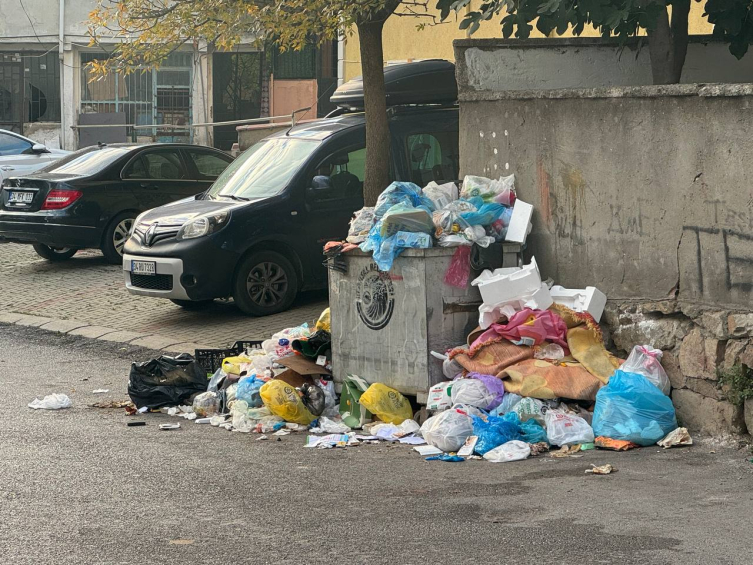 Kartal'da biriken çöpler çevreye kötü koku yayıyor