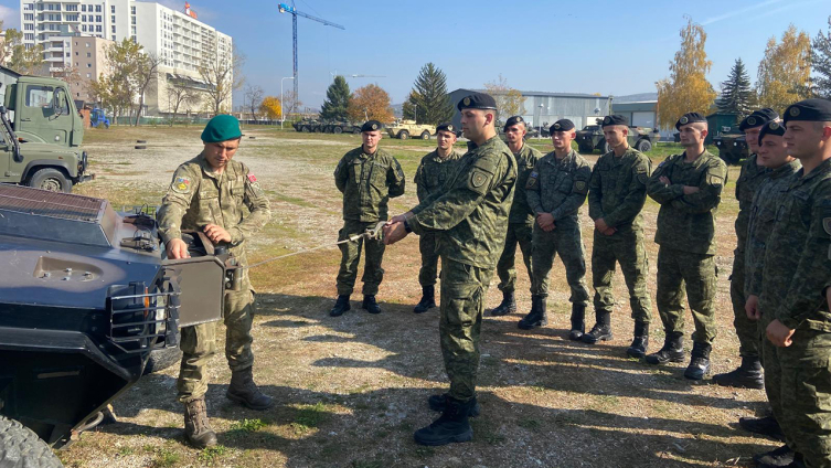 Mehmetçik'ten Kosovalı askerlere "Cobra" eğitimi