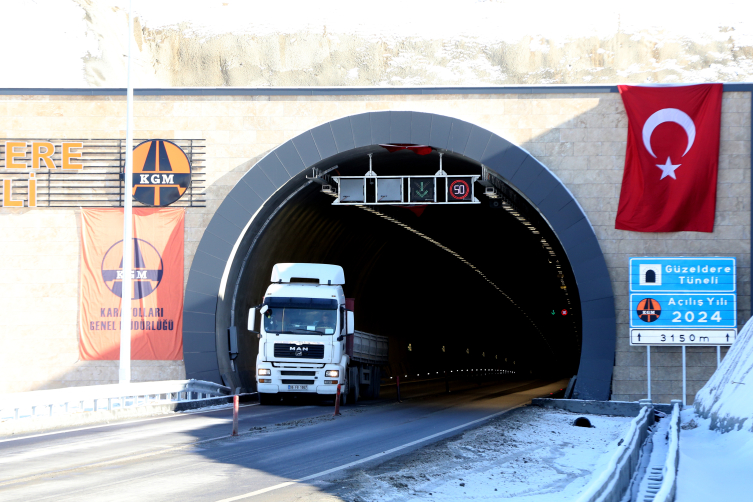 Güzeldere Geçidi artık tünelle aşılıyor