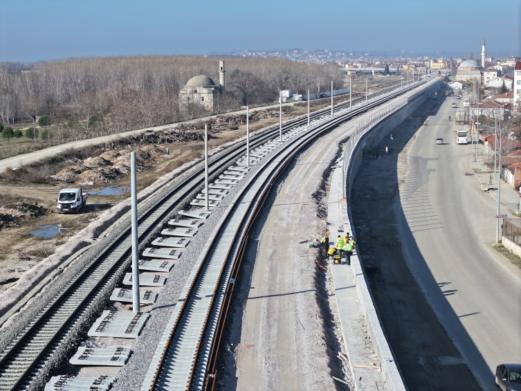 Halkalı-Kapıkule Hızlı Tren Projesi'nin ilk etabında test sürüşleri başlıyor