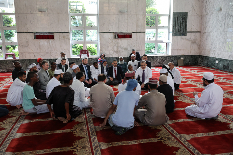 Bakan Fidan, Güney Afrika'da Nur'ul Hamidiye Camii'ni ziyaret etti