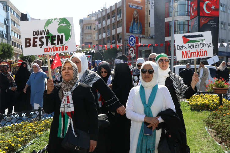 81 ilde 'Gazze İçin Sessiz Çığlık' etkinliği düzenlendi