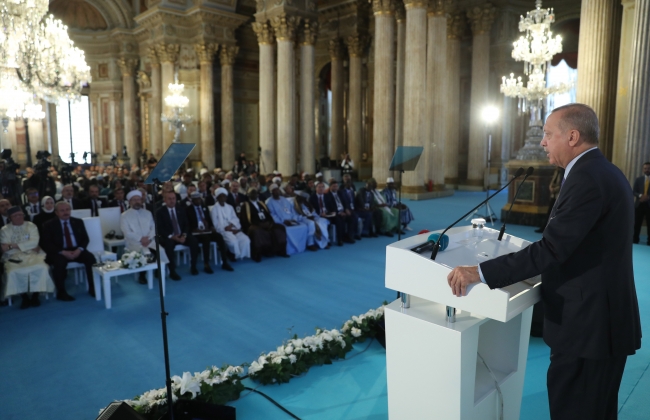 Cumhurbaşkanı Erdoğan: Bize özgürlük dersi verenlerin geçmişinde sömürgecilik lekesi vardır