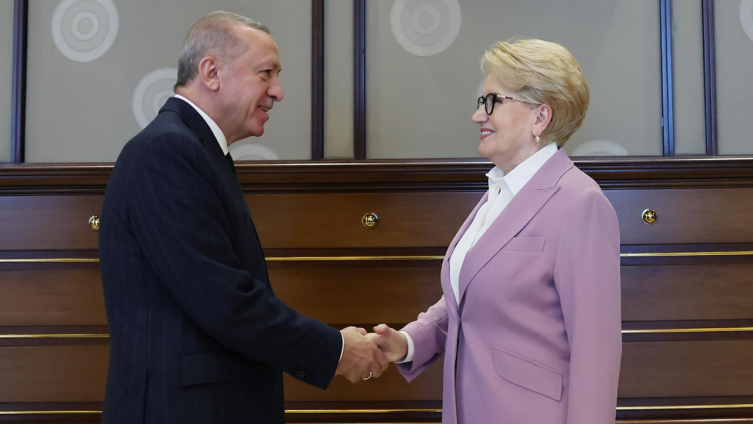 Cumhurbaşkanı Erdoğan, Meral Akşener'i kabul etti