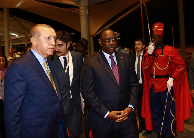 Cumhurbaşkanı Recep Tayyip Erdoğan Senegal'de