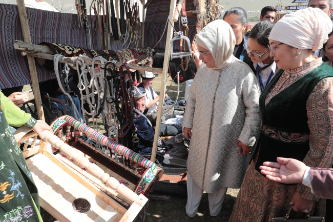 Emine Erdoğan Kırçın Yaylası'nı ziyaret etti