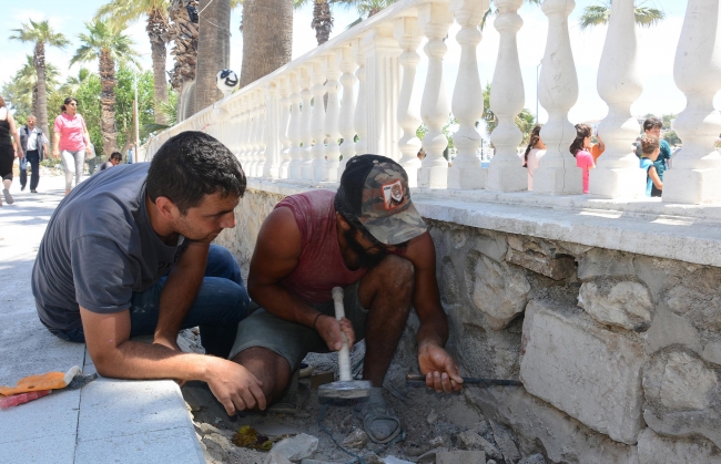 Okul duvarından 2 bin 300 yıllık yazıt çıktı