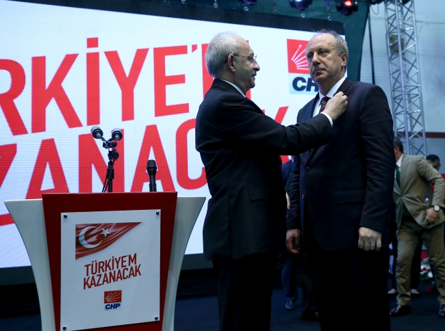 CHP'nin cumhurbaşkanı adayı Muharrem İnce oldu