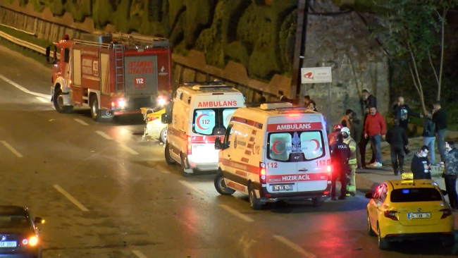 İstanbul'da zincirleme trafik kazası: 3 yaralı