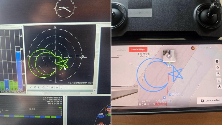 BUKALEMUN, düşman dronlara Türk bayrağı çizdiriyor