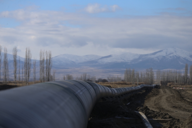 Enerjinin ipek yolu TANAP'ta sona yaklaşıldı