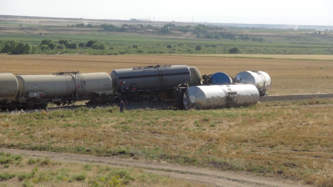 Batman-Diyarbakır seferini yapan yük treni raydan çıktı