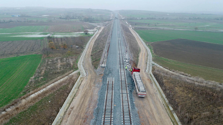 Halkalı-Kapıkule hızlı tren hattında ilk etap 2025'te bitecek