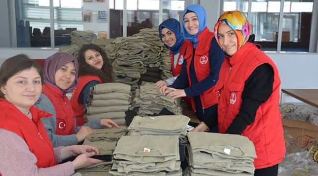 Gençlik Merkezleri'nden Zeytin Dalı Harekatı'na destek