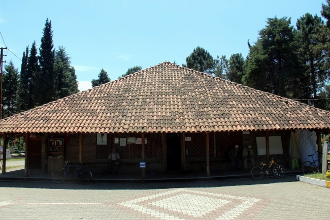 Tek bir çivi kullanılmadan inşa edilen Göğceli Camii hala ayakta