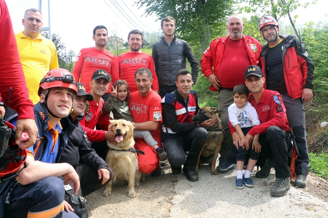 Rize'de kaybolan iki çocuk sağ olarak bulundu